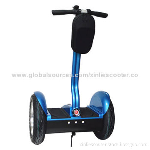 Outdoor Use Folding Self-balancing Electric Vehicle Scooter in Blue Color